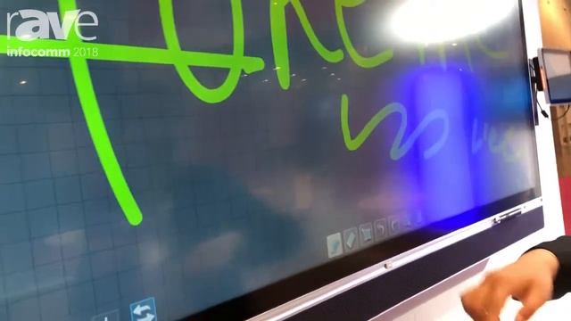 InfoComm 2018: TSD Demos Its 65" Interactive Whiteboard смотреть онлайн
