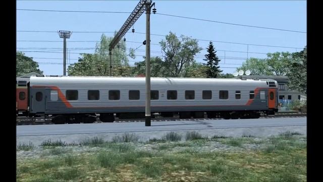 Train Simulator 2018. Пассажирские вагоны 61-4179м смотреть онлайн