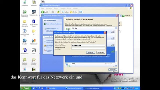 AIWI Verbindungsassistent -WLAN AP (Windows XP) смотреть онлайн