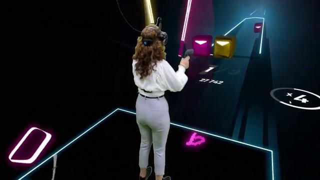 Beat Saber VR Mixed Reality Video 4 смотреть онлайн