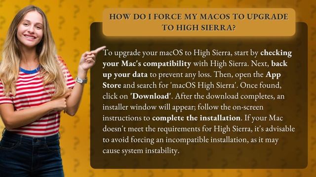 How do I force my macOS to upgrade to High Sierra? смотреть онлайн