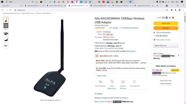 44 || Best Wi-Fi Adapter for Ethical Hacking || #wifihacking || (cyber-security) смотреть онлайн