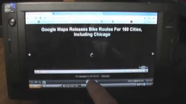 Google Reader Play on a Viliv X70 смотреть онлайн