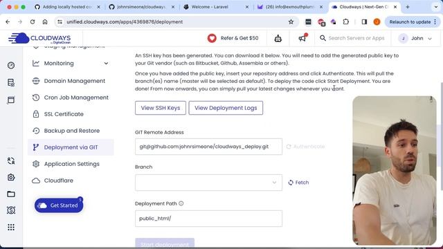 Deploy Laravel to Cloudways (Jetstream + Inertia.js) смотреть онлайн