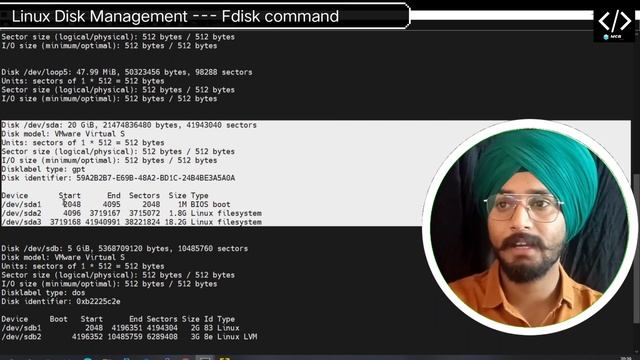 Linux Disk Management : Fdisk Command | Disk Formatting Partition and Disk Creation Part - 1 смотреть онлайн