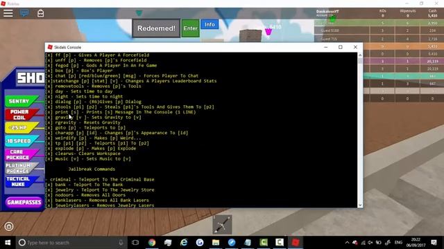 [OMFG] NEW EXPLOIT:SKIDALS [JAILBREAK CMDS!] смотреть онлайн