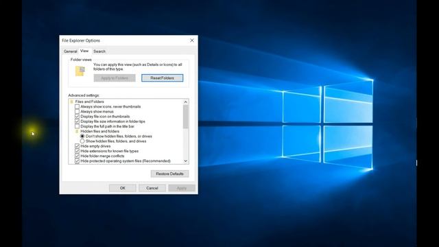 Windows 10 Show Hidden Folders & Drives смотреть онлайн