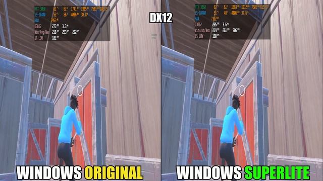 Fortnite | Windows 10 Original VS Superlite | Ghost Spectre | FPS Benchmark | EVERY Rendering Mode смотреть онлайн