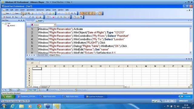 QTP Part 53 Test run error recovery смотреть онлайн