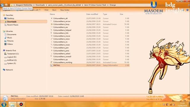Tutorial Merubah Tampilan Windows 7 (Custom Tema Naruto) смотреть онлайн