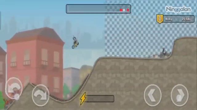 Offroad with 2 Vehicles 2D Side Scrolling Android - Turbo Bike: King of Speed смотреть онлайн