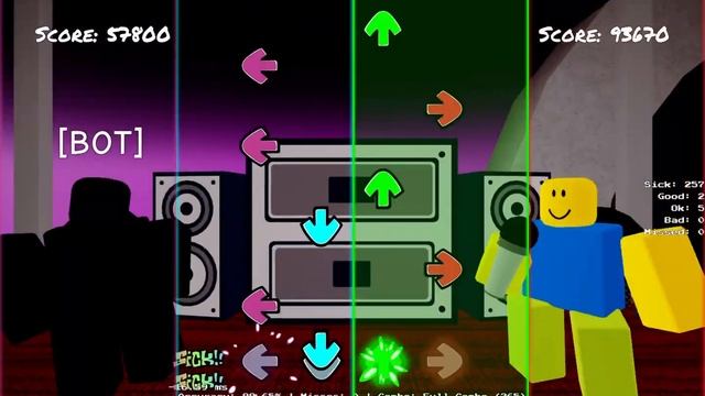 Bad Apple (Lunatic) [FC] Roblox FNF on iPad смотреть онлайн