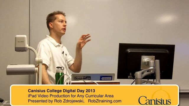 Canisius College Digital Day 2013 Workshop: iPad Video Production- Presented by Rob Zdrojewski смотреть онлайн