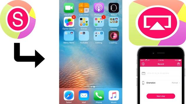 Screen Recorder IOS 10/9.3.5/9.3.4/8/7 No Jailbreak No Computer смотреть онлайн