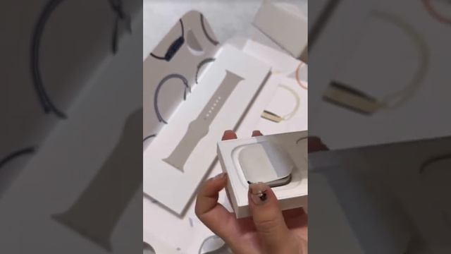 Unboxing Apple Watch S9 Starlight 41mm #applewatch смотреть онлайн