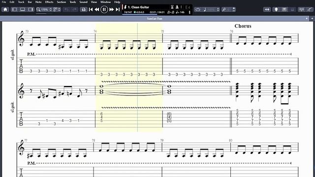 Neno Belan - Sunčan Dan (Guitar Pro Tablatura) смотреть онлайн