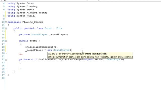 Play Sounds in Windows Forms App (C# .NET) смотреть онлайн