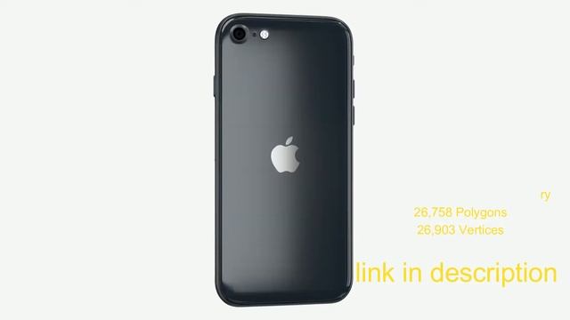 iPhone SE Midnight 3D Model #3D #3DModel #CGTrader смотреть онлайн