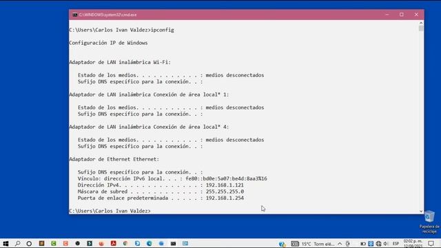 Cambio de IP desde el CMD смотреть онлайн