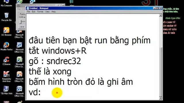 Ghi âm trong win XP ko cần phần mềm смотреть онлайн