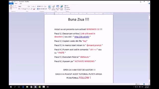 ACTIVATE WINDOWS 10 ALL EDITION 100 % WORKING смотреть онлайн