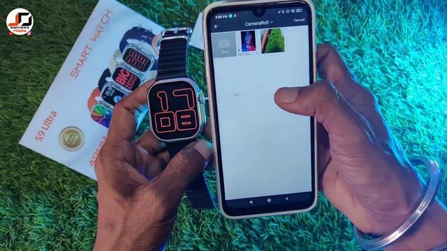 S9 Ultra Smartwatch Wallpaper Change | S9 Ultra Smartwatch How To Connect