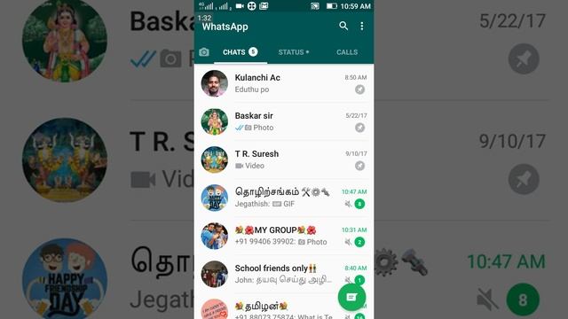 Super trick in whatsapp in tamil-invisible chat and pin up смотреть онлайн