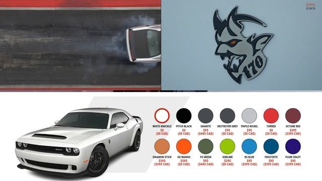 Dodge Challenger Demon 170 Jailbreak Colors Offered Secretly To Select Buyers смотреть онлайн