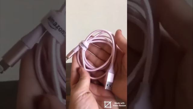 UNBOXING AmazonBasics Nylon Braided iPhone Cable - MFi Certified - Best iPhone cable смотреть онлайн