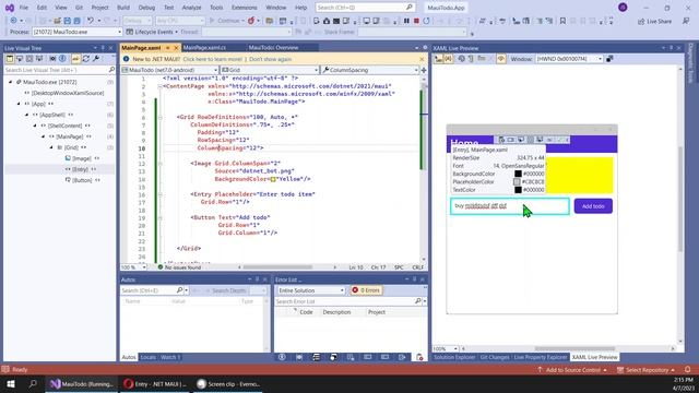 .NET MAUI - Build simple TODO task app User Interface and UX using XAML смотреть онлайн