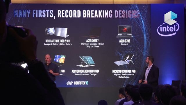 Intel Project Athena, future laptops designs, Intel Optane Memory M15, WiFi6, AI dev kit, Adaptix смотреть онлайн