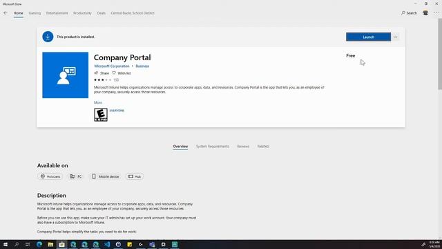 Installing Company Portal смотреть онлайн