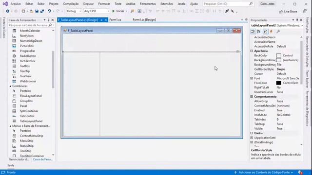 TableLayoutPanel - Curso Programação Completo C# Visual Studio - Aula 95 смотреть онлайн
