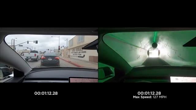 Boring Company vs Tesla race смотреть онлайн