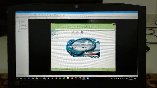 Test audio file - Windows Media with Nautical skin on Win98 SE (in VMware Workstation 15) смотреть онлайн