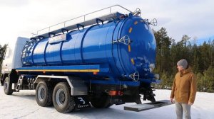 Вакуумная ассенизаторская машина МВ-22ОД МАЗ-6312С9_ самая большая цистерна на шасси