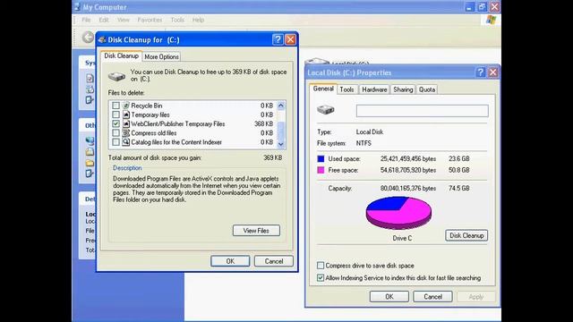 How to do a file clean-up basic way on Windows XP смотреть онлайн