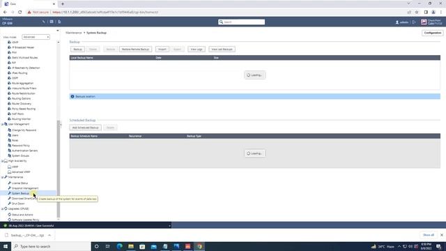11. Database Revision || System Backup || Image Snapshot || Checkpoint NG Firewall R81.10 смотреть онлайн