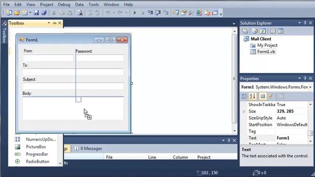 Visual Basic Tutorial - 141 - SMTP Client Part 1 Building The Interface смотреть онлайн