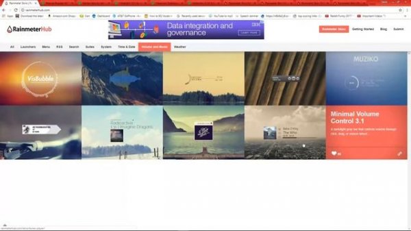 My Rainmeter Desktop Setup / Layout Tutorial | How to customize your Windows 10 Desktop