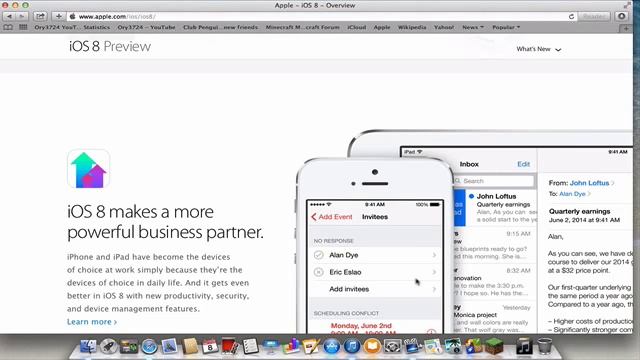 APPLE BIGGEST UPDATES!!!! (iOS 8 and OS X Yosemite) смотреть онлайн
