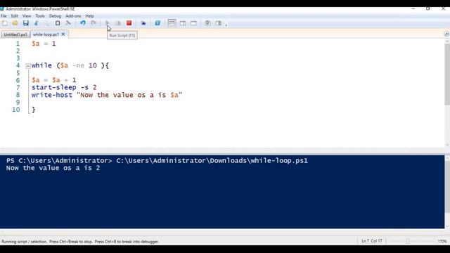 Powershell in tamil - Chapter 5 - Sleep or hold activity - Devops : Powershell training in chenna смотреть онлайн