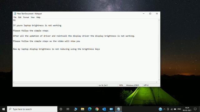 How to Fix Windows 10 Screen Brightness Controls not Working - Simple method without a driver updat смотреть онлайн