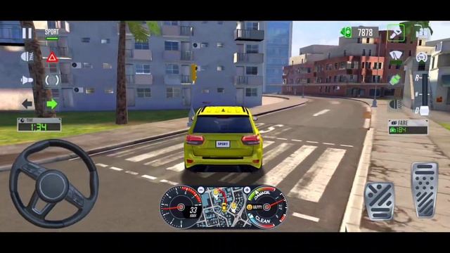 Taxi Sim 2022 🚕 💥 - Jeep 4x4 SUV Smooth Drive - Gameplay 398 - Android & IOS Gameplay смотреть онлайн