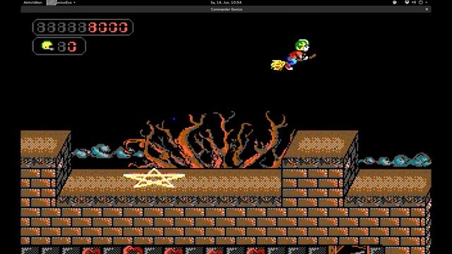 Commander Genius with Dosbox Fusion featuring Valentine Keen and Keen Dreams смотреть онлайн