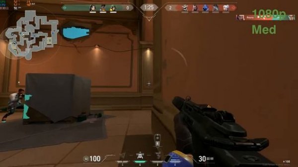 Valorant - i5 2500 + GT 1030 2GB GDDR5 | 1080p