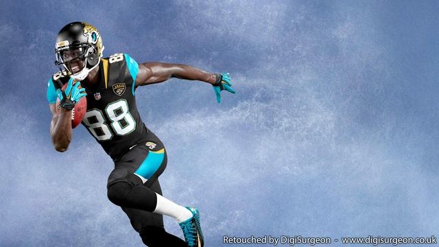 Post Production / Retouching Nike American Football NFL - Allen Bernard Hurns Jacksonville Jaguars