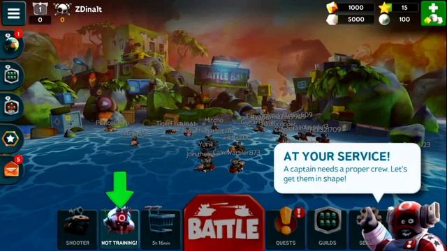 Battle Bay. iOS Gameplay by dinalt. Launch video. смотреть онлайн
