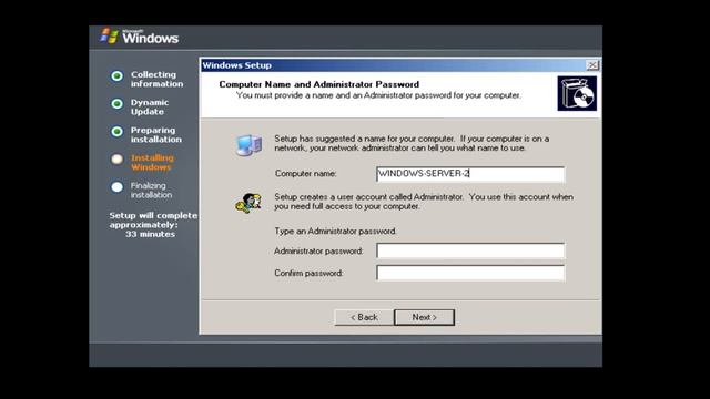 Windows Server 2003 Enterprise Edition Install смотреть онлайн