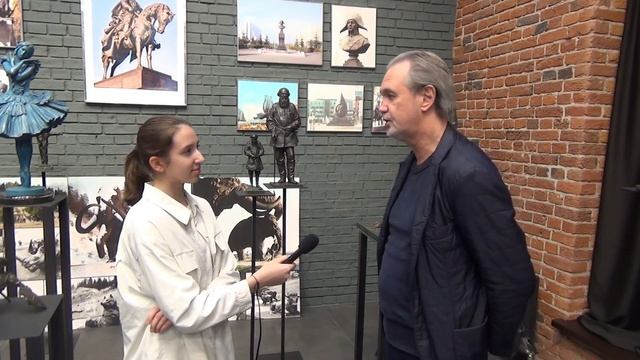 Интервью со скульптором Андреем Ковальчуком. смотреть онлайн
